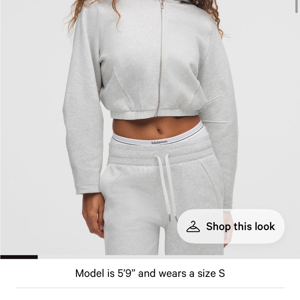 lululemon athletica Loungeful Cropped Hoodie